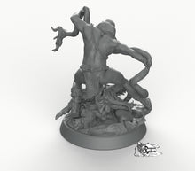 Load image into Gallery viewer, Boneflesh Dragon Warrior vs. Spirit - Printomancer3D Printomancer Miniatures Wargaming D&amp;D DnD