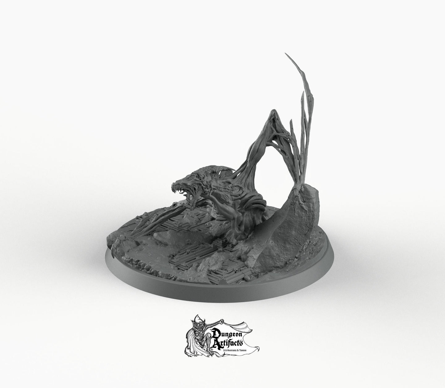 Undead Crawler - Printomancer3D Printomancer Miniatures Wargaming D&D DnD