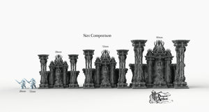 Ornate Necro Shrine - Printomancer3D Printomancer Miniatures Wargaming D&D DnD Altar