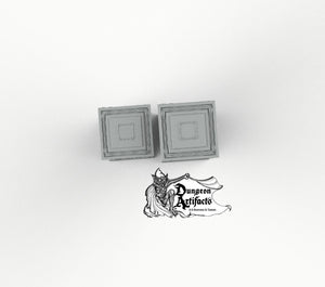 Ornate Necro Pillars - Printomancer3D Printomancer Miniatures Wargaming D&D DnD
