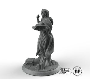 Female Sorcerer - Flesh of Gods Miniatures Wargaming D&D DnD A Cult of Mortality