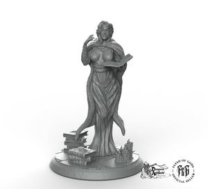 Female Sorcerer - Flesh of Gods Miniatures Wargaming D&D DnD A Cult of Mortality