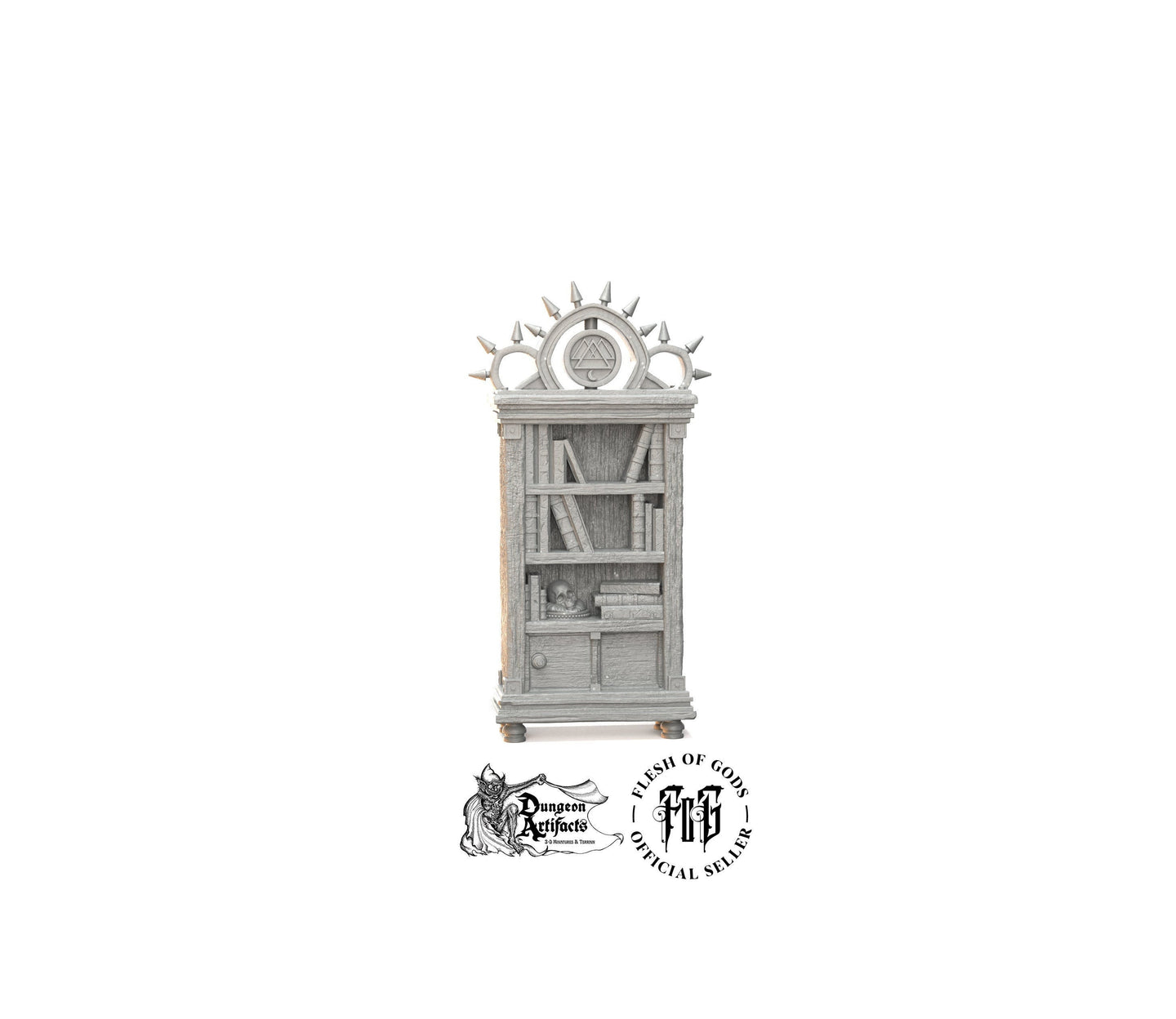 Cult Bookshelf - Flesh of Gods Miniatures Wargaming D&D DnD A Cult of Mortality