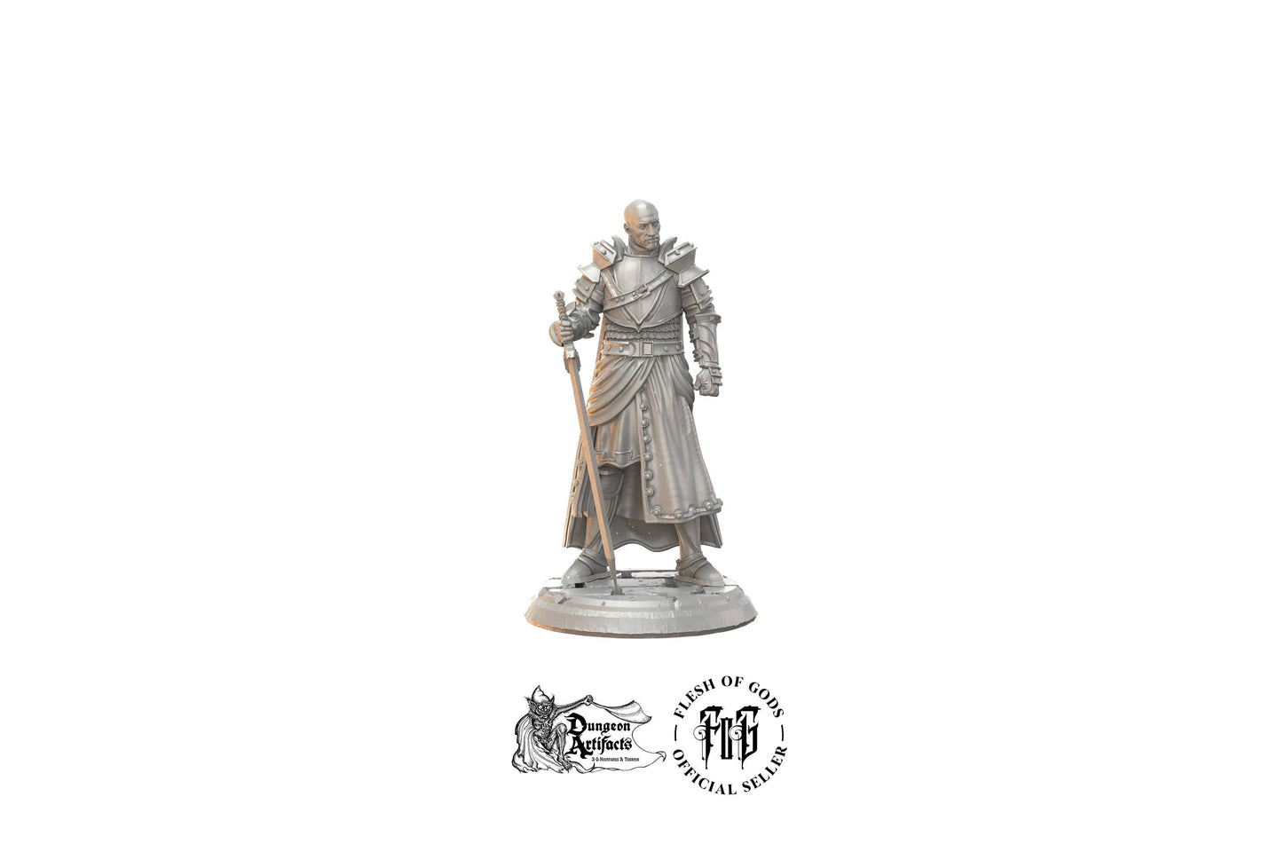 Knight Lord - Flesh of Gods Miniatures Wargaming D&D DnD A Cult of Mortality