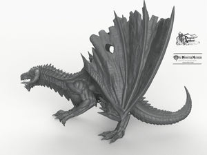Black Dragon - Mini Monster Mayhem Wargaming Miniatures Games D&D DnD
