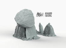Load image into Gallery viewer, Graveyard Rune Stones - Asgard Rising Monster D&amp;D DnD