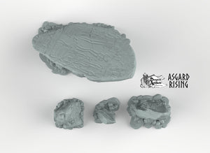 Graveyard Rune Stones - Asgard Rising Monster D&D DnD