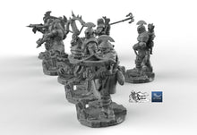 Load image into Gallery viewer, Obsidian Orc Crossbowmen - Suttungr Miniatures Monster D&amp;D DnD