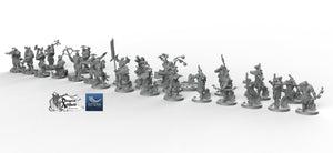 Obsidian Orcish Horde - Suttungr Miniatures Monster D&D DnD