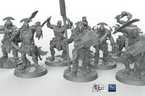 Obsidian Orcish Horde - Suttungr Miniatures Monster D&D DnD