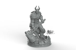 Barnard Mjolnir, Chief Hersir - Dungeon Master Stash DM Miniatures Games D&D DnD