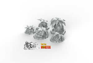 Giant Nettles - Print Your Monsters Fantastic Plants and Rocks Resin Terrain Wargaming D&D DnD