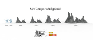 Witcher Crystal Stones - Print Your Monsters Fantastic Plants and Rocks Resin Terrain Wargaming D&D DnD