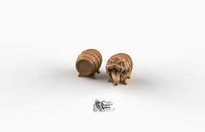 Mimic Barrel - Epic Miniatures Wargaming D&D DnD