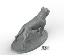 Load image into Gallery viewer, American Pit Bull - Printomancer3D Printomancer Miniatures Wargaming D&amp;D DnD Dogs Dog Pitbull
