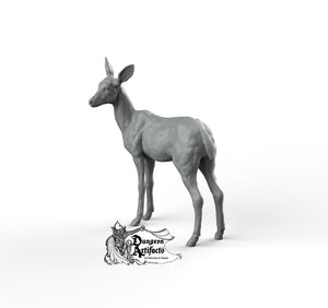 Small Deer - Printomancer3D Printomancer Miniatures Wargaming D&D DnD