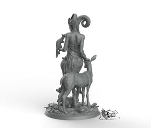 Faun - Forest Spirit - Printomancer3D Printomancer Miniatures Wargaming D&D DnD