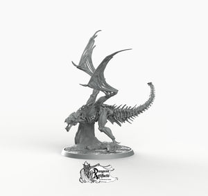 Undead Wyvern - Printomancer3D Printomancer Miniatures Wargaming D&D DnD