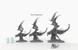 Undead Wyvern - Printomancer3D Printomancer Miniatures Wargaming D&D DnD