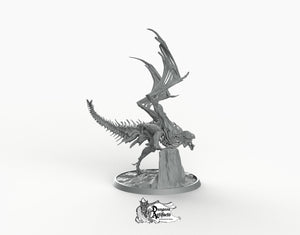 Undead Wyvern - Printomancer3D Printomancer Miniatures Wargaming D&D DnD