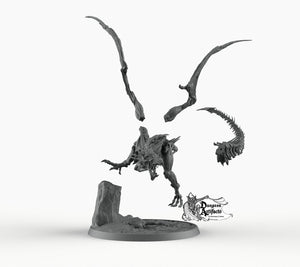 Undead Wyvern - Printomancer3D Printomancer Miniatures Wargaming D&D DnD