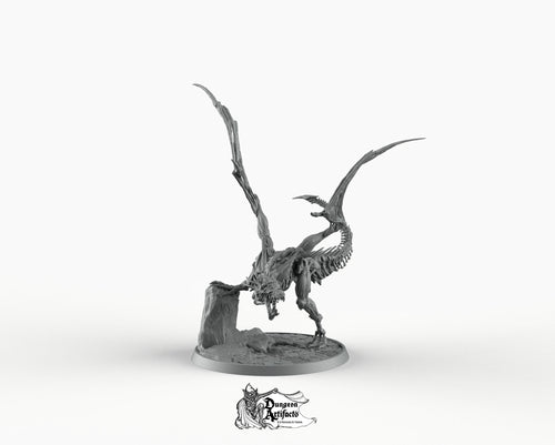 Undead Wyvern - Printomancer3D Printomancer Miniatures Wargaming D&D DnD