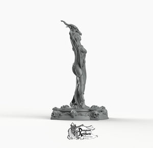 Boneflesh Dragon Necromancer - Printomancer3D Printomancer Miniatures Wargaming D&D DnD