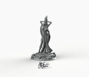 Boneflesh Dragon Necromancer - Printomancer3D Printomancer Miniatures Wargaming D&D DnD