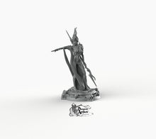 Load image into Gallery viewer, Boneflesh Necro Priestess - Printomancer3D Printomancer Miniatures Wargaming D&amp;D DnD
