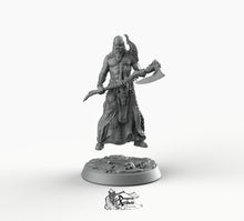 Load image into Gallery viewer, Boneflesh Necrowarrior - Printomancer3D Printomancer Miniatures Wargaming D&amp;D DnD Necro Warrior