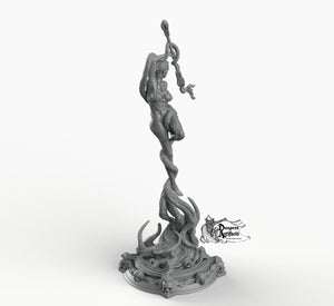Boneflesh Ritual Dancer - Printomancer3D Printomancer Miniatures Wargaming D&D DnD