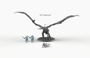 Undead Dragon - Printomancer3D Printomancer Miniatures Wargaming D&D DnD