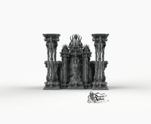 Load image into Gallery viewer, Ornate Necro Shrine - Printomancer3D Printomancer Miniatures Wargaming D&amp;D DnD Altar