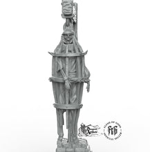 Load image into Gallery viewer, Caged Skeleton - Flesh of Gods Miniatures Wargaming D&amp;D DnD A Cult of Mortality