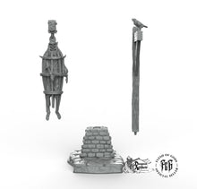 Load image into Gallery viewer, Caged Skeleton - Flesh of Gods Miniatures Wargaming D&amp;D DnD A Cult of Mortality