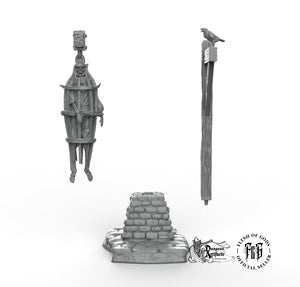 Caged Skeleton - Flesh of Gods Miniatures Wargaming D&D DnD A Cult of Mortality
