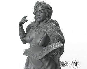 Female Sorcerer - Flesh of Gods Miniatures Wargaming D&D DnD A Cult of Mortality