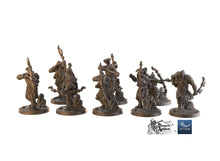 Load image into Gallery viewer, Obsidian Orc Archers - Suttungr Miniatures Monster D&amp;D DnD
