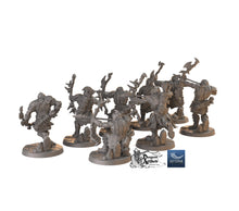 Load image into Gallery viewer, Obsidian Orc Archers - Suttungr Miniatures Monster D&amp;D DnD