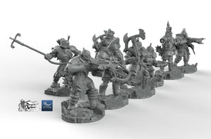Obsidian Orc Crossbowmen - Suttungr Miniatures Monster D&D DnD
