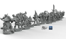 Load image into Gallery viewer, Obsidian Orcish Horde - Suttungr Miniatures Monster D&amp;D DnD