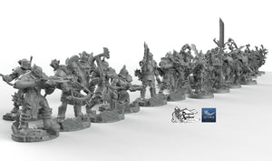 Obsidian Orcish Horde - Suttungr Miniatures Monster D&D DnD