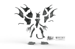 Mind Flayer Dragon - Psyche Flaying Mini Monster Mayhem Wargaming Miniatures Games D&D DnD Mindflayer Brainstealer