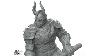 Barnard Mjolnir, Chief Hersir - Dungeon Master Stash DM Miniatures Games D&D DnD