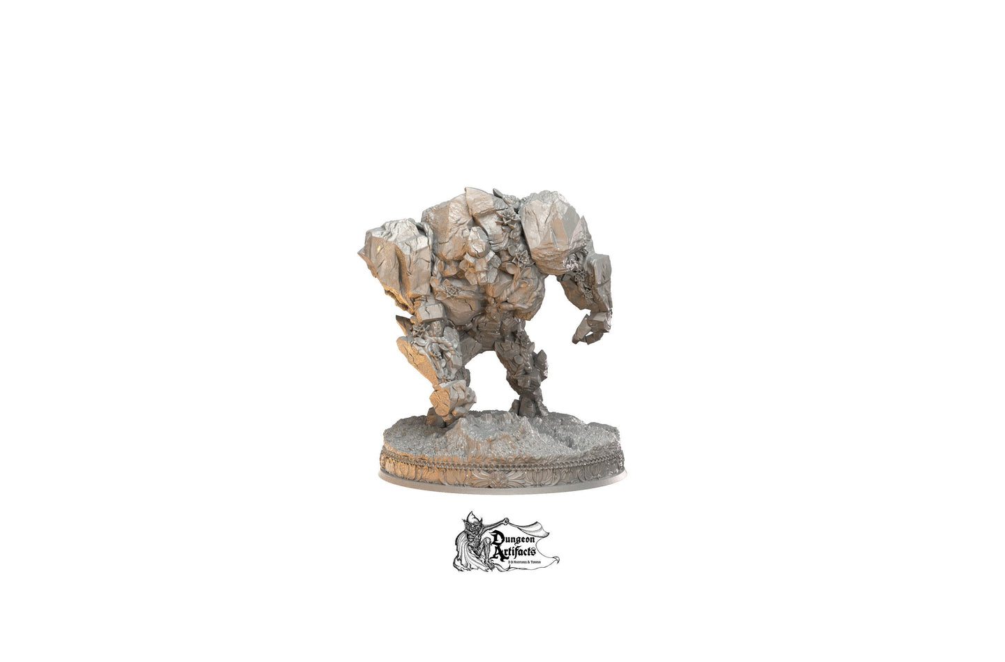 Lazlus, Rock Golem - Dungeon Master Stash DM Miniatures Games D&D DnD