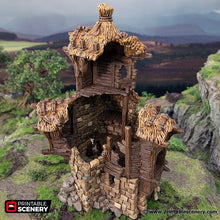 Load image into Gallery viewer, Ruined Barracks - Hagglethorn Hollow Printable Scenery 15mm 20mm 28mm 32mm 37mm Wargaming Terrain D&amp;D DnD