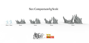 Stones From Hell - Print Your Monsters Fantastic Plants and Rocks Resin Terrain Wargaming D&D DnD