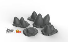 Load image into Gallery viewer, Magical Eggs - Print Your Monsters Fantastic Plants and Rocks Resin Terrain Wargaming D&amp;D DnD
