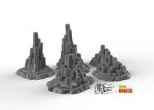 Load image into Gallery viewer, Witcher Crystal Stones - Print Your Monsters Fantastic Plants and Rocks Resin Terrain Wargaming D&amp;D DnD
