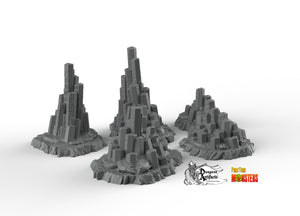 Witcher Crystal Stones - Print Your Monsters Fantastic Plants and Rocks Resin Terrain Wargaming D&D DnD